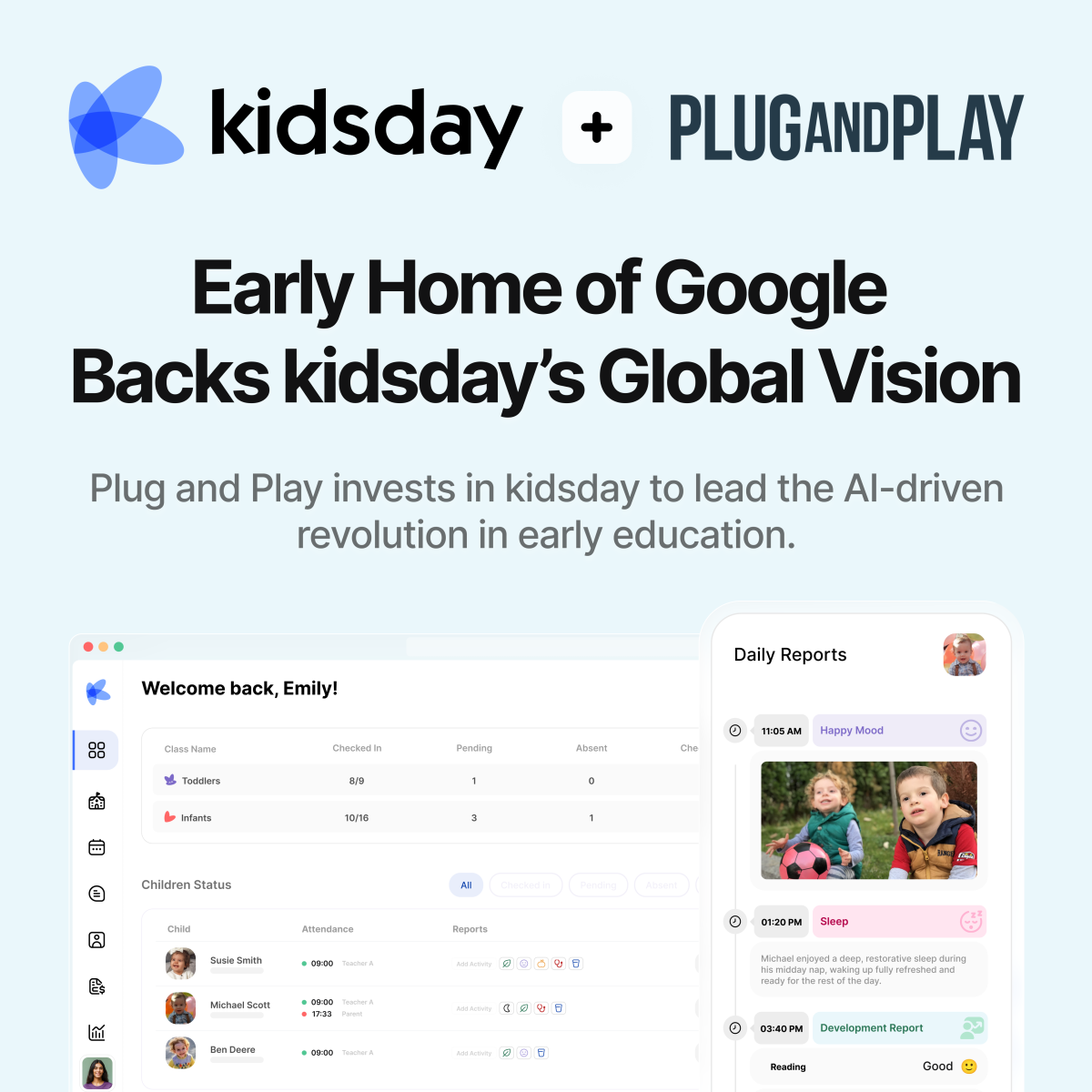 KidsDay Secures Investment from Plug and Play